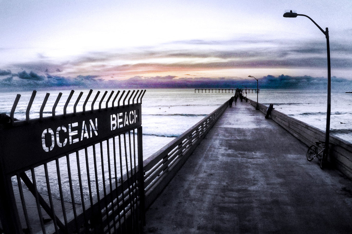 OB Pier Sign - jkphotoart