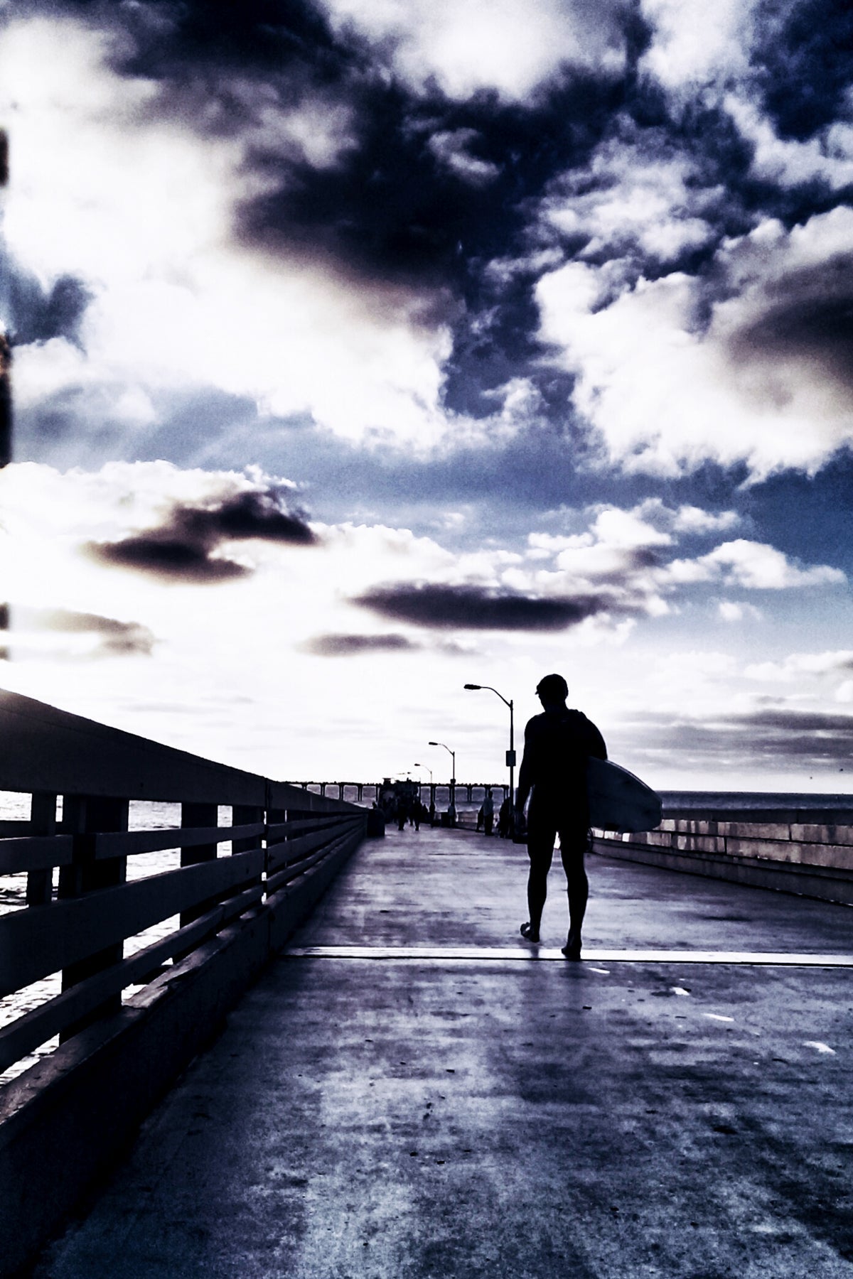 Pier Surfer - jkphotoart