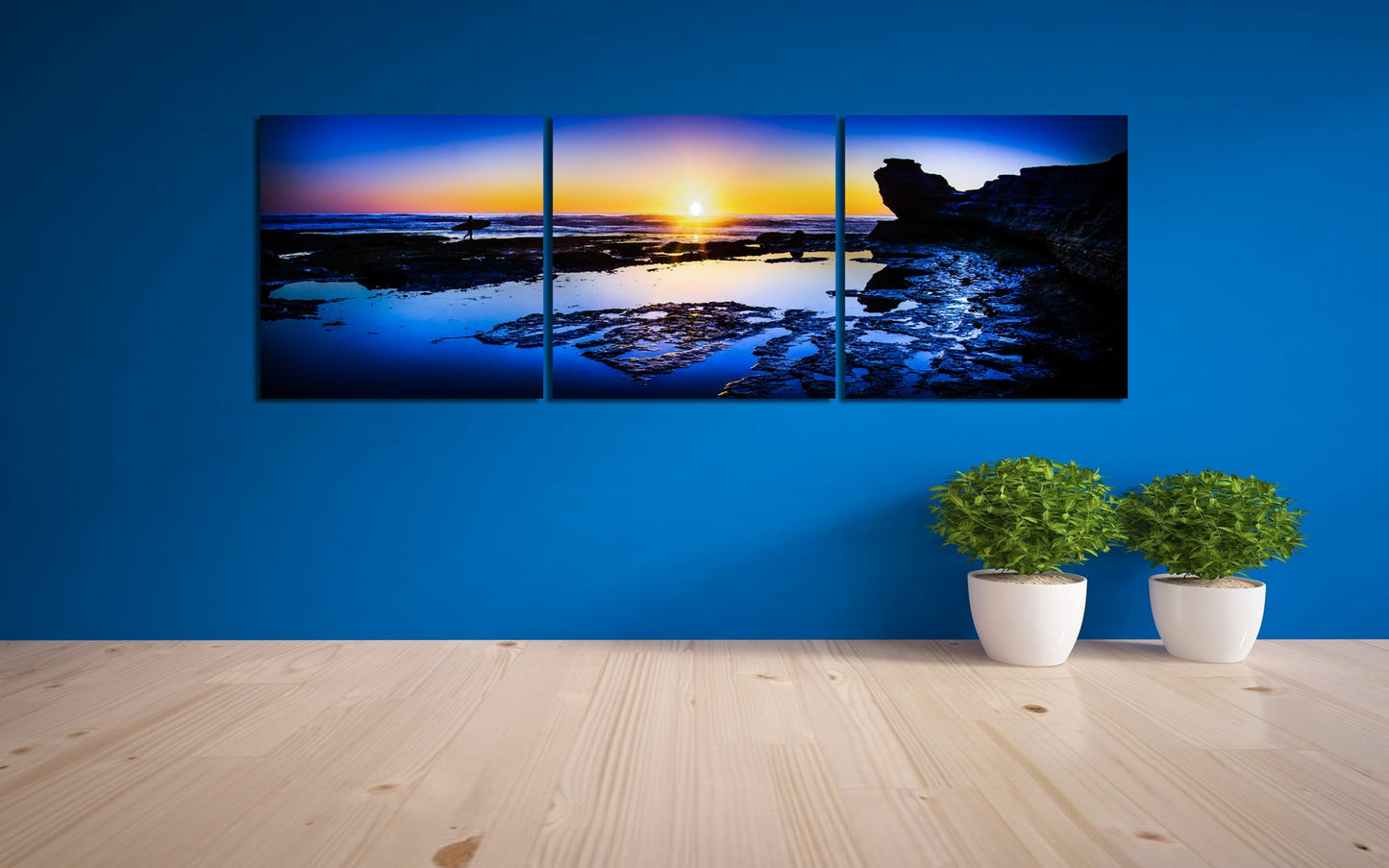 Cliff Pools Triptych - jkphotoart