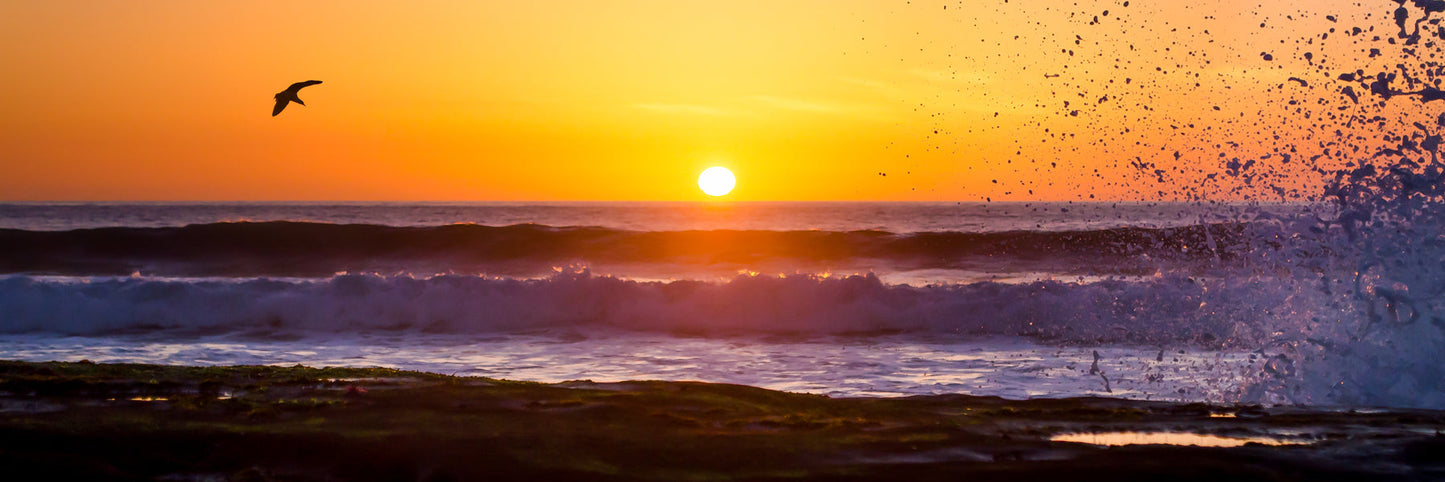 Orange Sunset Panorama - jkphotoart